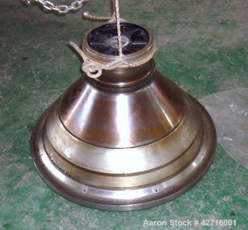 Used Stainless Steel Westfalia Desludger Disc Centrifuge, MSA-120-47-076