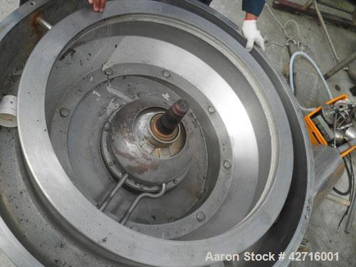 Used Stainless Steel Westfalia Desludger Disc Centrifuge, MSA-120-47-076
