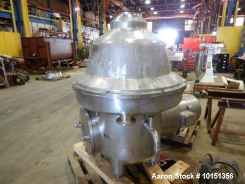 Used Westfalia MSA-160-01-076 Desludger Disc Centrifuge
