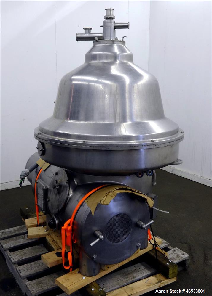 Used Westfalia MSA-200-01-076 Desludger Disc Centrifuge