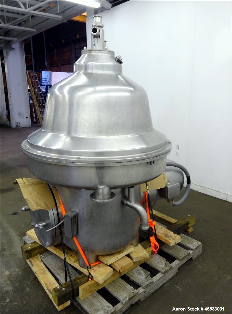 Used Westfalia MSA-200-01-076 Desludger Disc Centrifuge