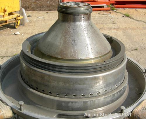 Used Stainless Steel Westfalia Desludger Disc Centrifuge, MSA-35-06-076 