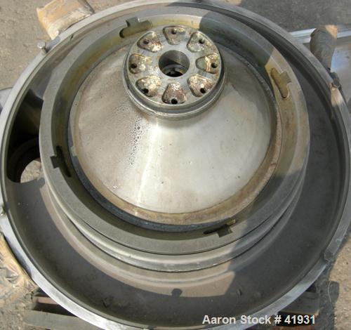 Used Stainless Steel Westfalia Desludger Disc Centrifuge, MSA-35-06-076 