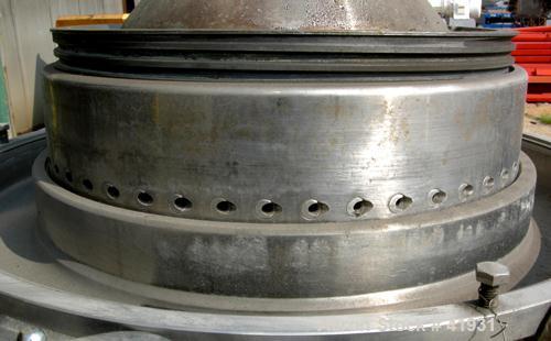 Used Stainless Steel Westfalia Desludger Disc Centrifuge, MSA-35-06-076 
