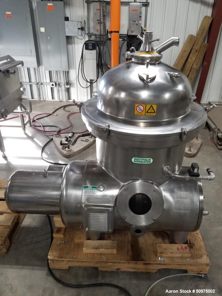 Used Westfalia Separator Model MSA 45-06-076 Clarifier