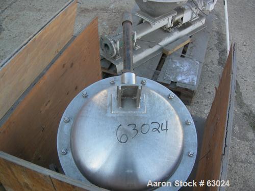 USED: Westfalia separator, type MSA-90-01-076. 316 stainless steel construction. Self-desludging. Max bowl speed 5920 rpm by a 27.75 hp/ 18.5 kw-380 volt/50 cycle/3 ph Loher type A180LA-4 motor.