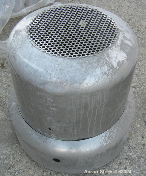 USED: Westfalia separator, type MSA-90-01-076. 316 stainless steel construction. Self-desludging. Max bowl speed 5920 rpm by a 27.75 hp/ 18.5 kw-380 volt/50 cycle/3 ph Loher type A180LA-4 motor.