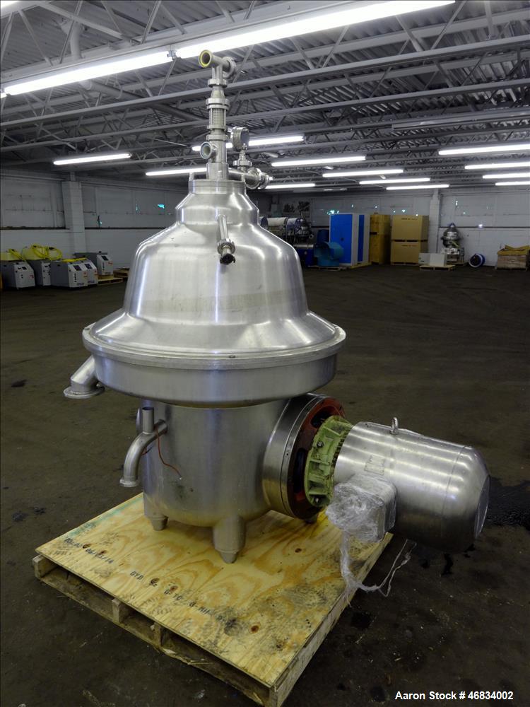 Used Westfalia MSD-200 Desludger Disc Centrifuge
