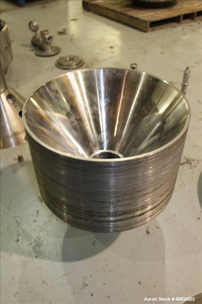 Used Westfalia MSD-200 Desludger Disc Centrifuge