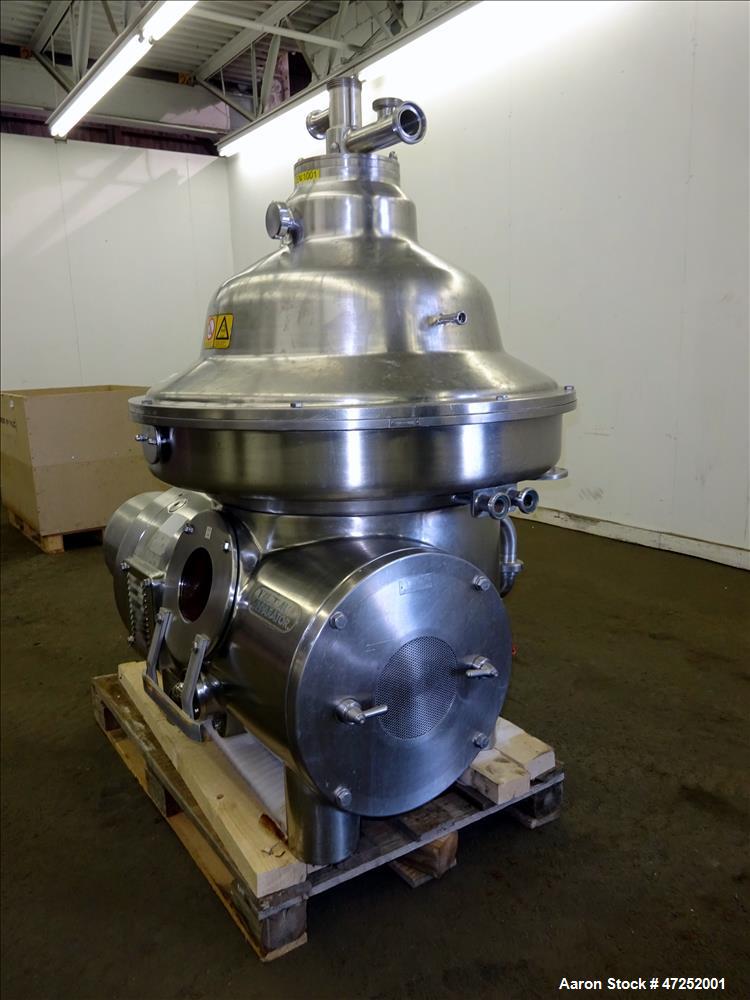 Used Westfalia MSD-90-01-076 Desludger Disc Centrifuge.