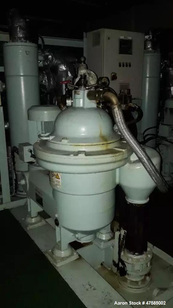 Used- GEA/Westfalia OSD-35-0136-067/300 "Oil Purifier" Desludger Disc Centrifuge