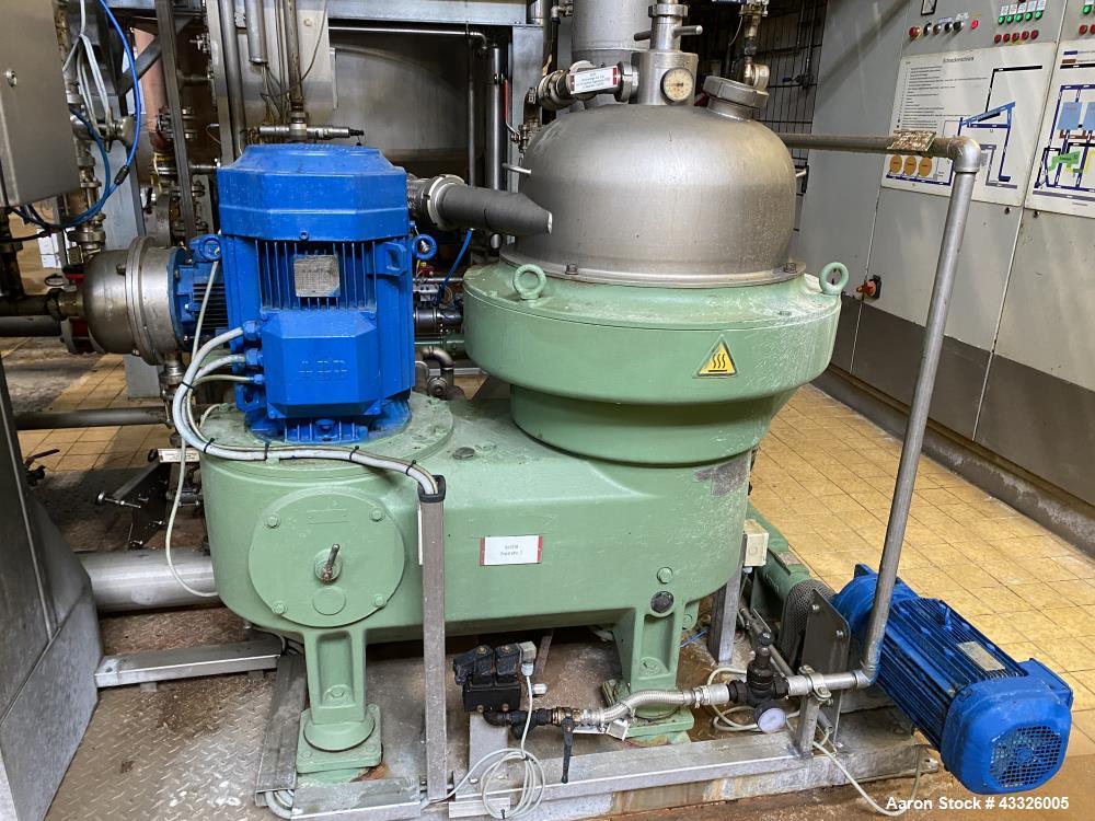 Used Westfalia OSD-50-03-007 Desludger Disc Centrifuge