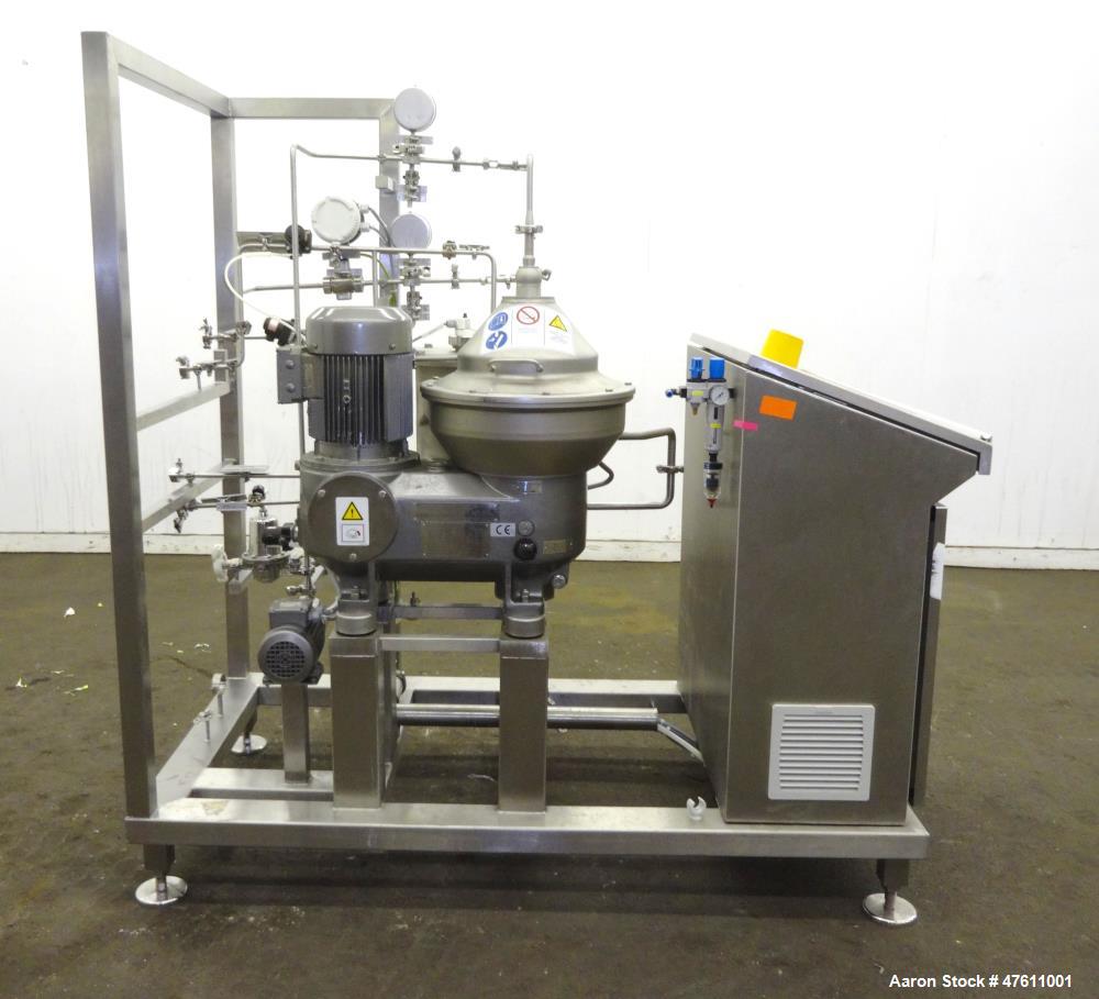 Used Westfalia PSC-5-06-177 Ultra Polishing Desludger Disc Centrifuge.