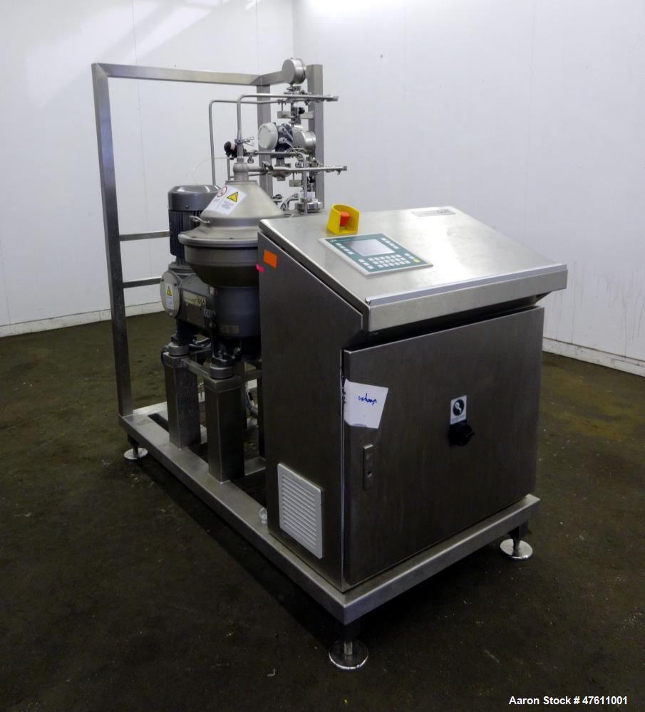 Used Westfalia PSC-5-06-177 Ultra Polishing Desludger Disc Centrifuge.