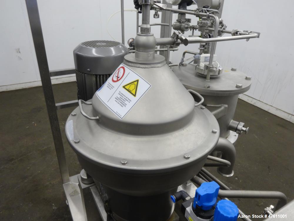 Used Westfalia PSC-5-06-177 Ultra Polishing Desludger Disc Centrifuge.