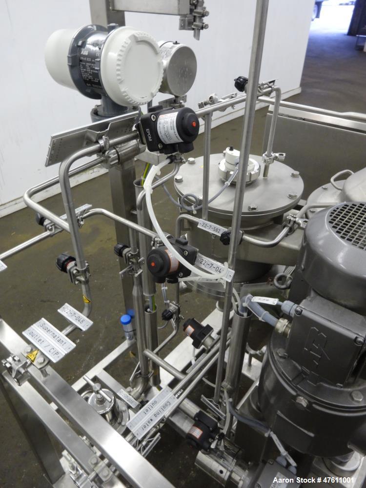 Used Westfalia PSC-5-06-177 Ultra Polishing Desludger Disc Centrifuge.