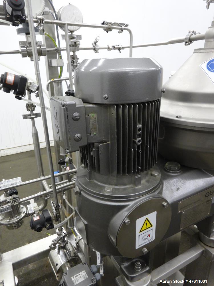 Used Westfalia PSC-5-06-177 Ultra Polishing Desludger Disc Centrifuge.