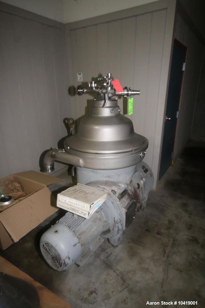 Used- Westfalia RSA-60-01-076 "Refining" Disc Centrifuge