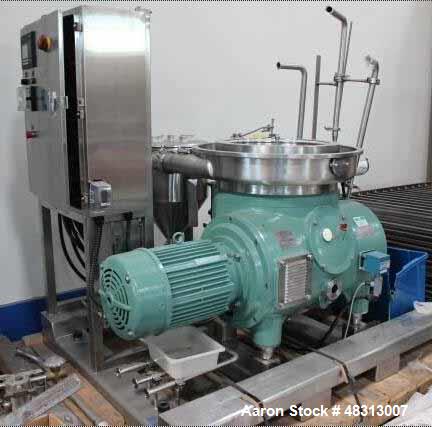 Used Westfalia Refining Desludger Disc Centrifuge