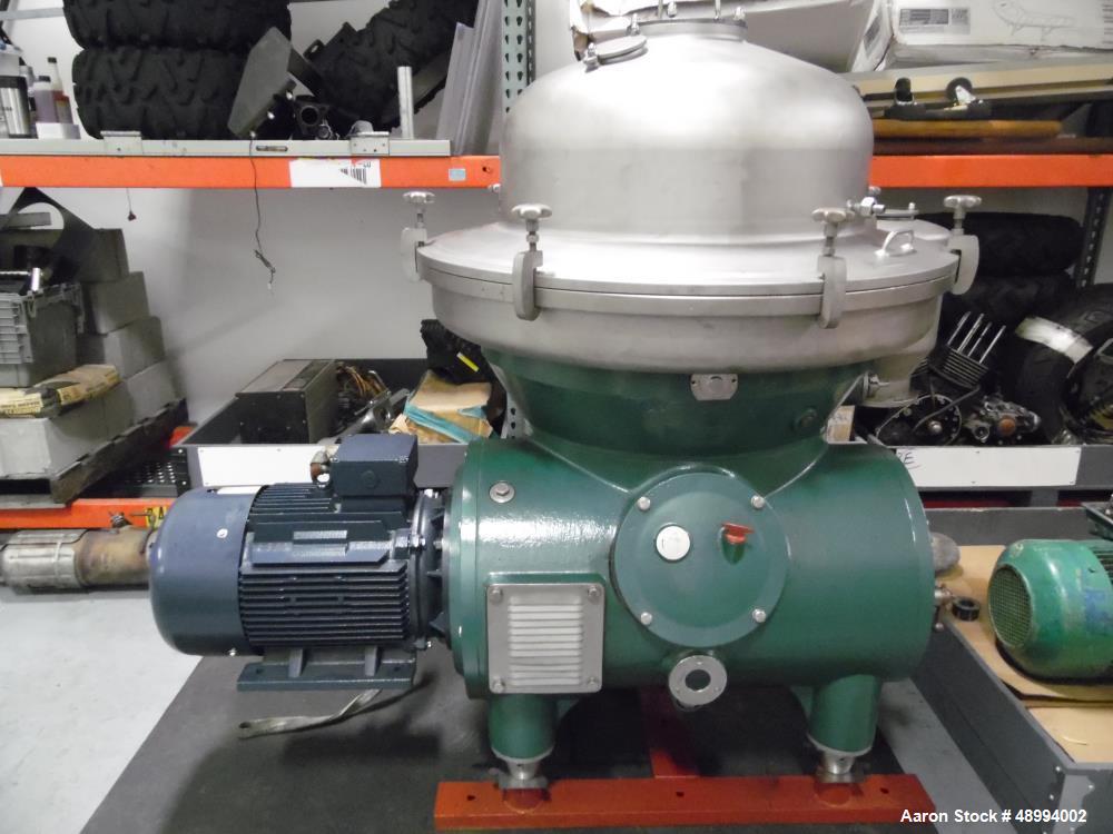 Used Westfalia RSA-80-01-006 Desludge Disc Centrifuge.