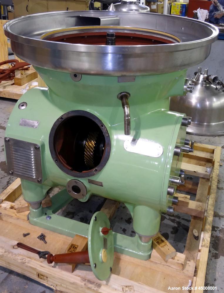 Used Stainless Steel Westfalia Refining Desludger Disc Centrifuge, RSA-80-01-576 