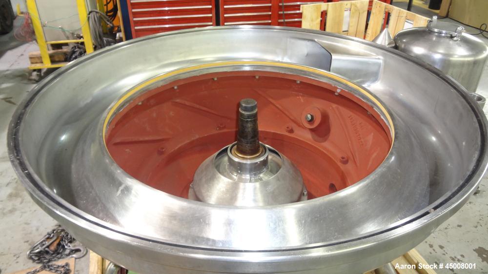 Used Stainless Steel Westfalia Refining Desludger Disc Centrifuge, RSA-80-01-576 