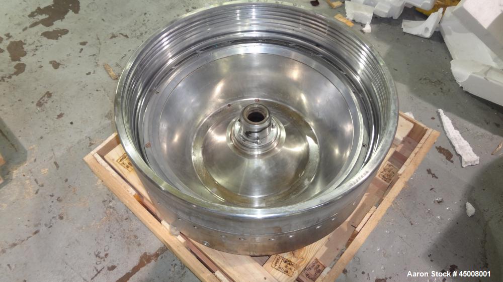 Used Stainless Steel Westfalia Refining Desludger Disc Centrifuge, RSA-80-01-576 