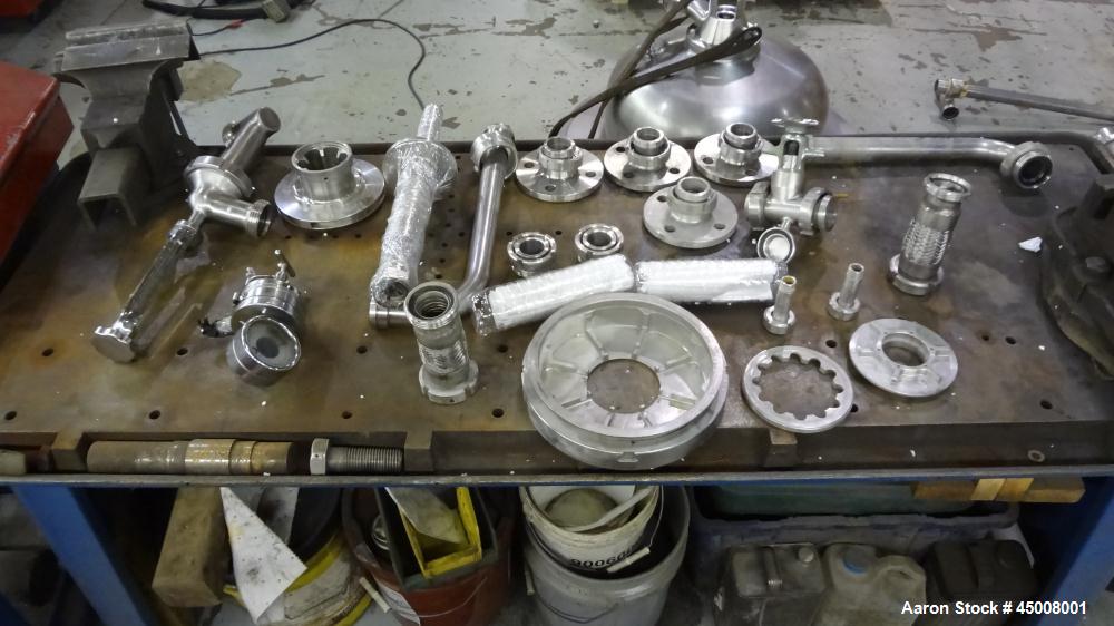 Used Stainless Steel Westfalia Refining Desludger Disc Centrifuge, RSA-80-01-576 