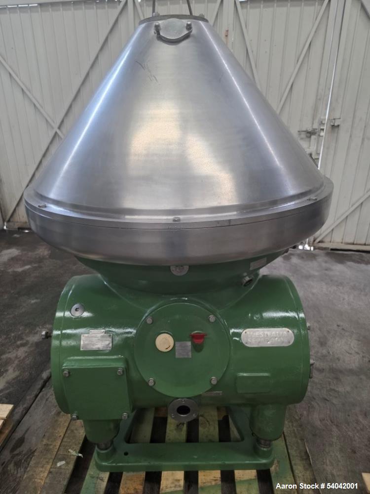 Used Westfalia RSB 150-01-776 Self-Cleaning Disc Stack Centrifuge – 300 TPD, Dual Discharge, CIP, Edible Oils