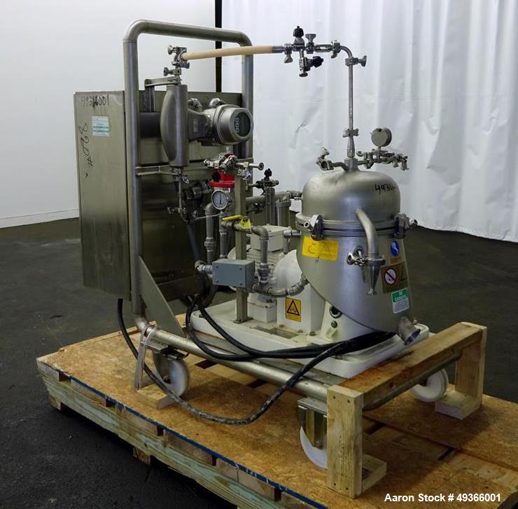Used Westfalia SA-1-02-175 Desludger Disc Centrifuge.