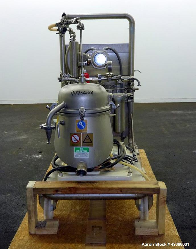 Used Westfalia SA-1-02-175 Desludger Disc Centrifuge.