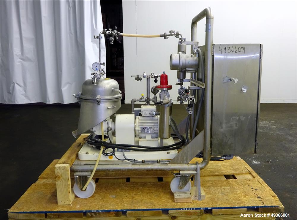 Used Westfalia SA-1-02-175 Desludger Disc Centrifuge.