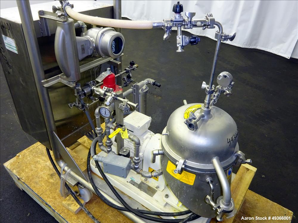 Used- Westfalia SA-1-02-175 Desludger Disc Centrifuge.