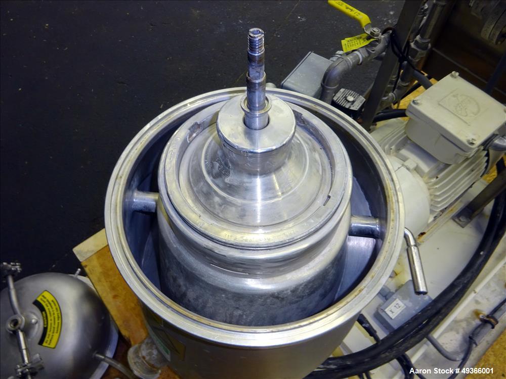 Used Westfalia SA-1-02-175 Desludger Disc Centrifuge.