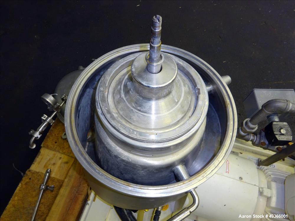Used Westfalia SA-1-02-175 Desludger Disc Centrifuge.