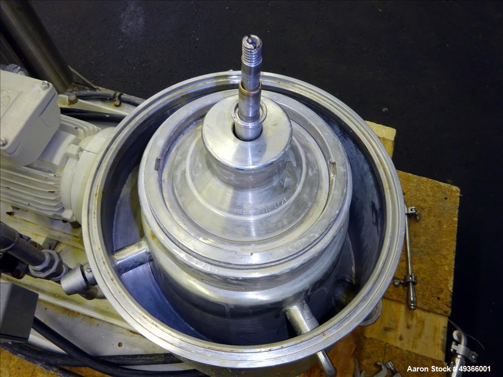 Used Westfalia SA-1-02-175 Desludger Disc Centrifuge.