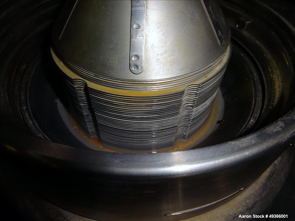 Used Westfalia SA-1-02-175 Desludger Disc Centrifuge.
