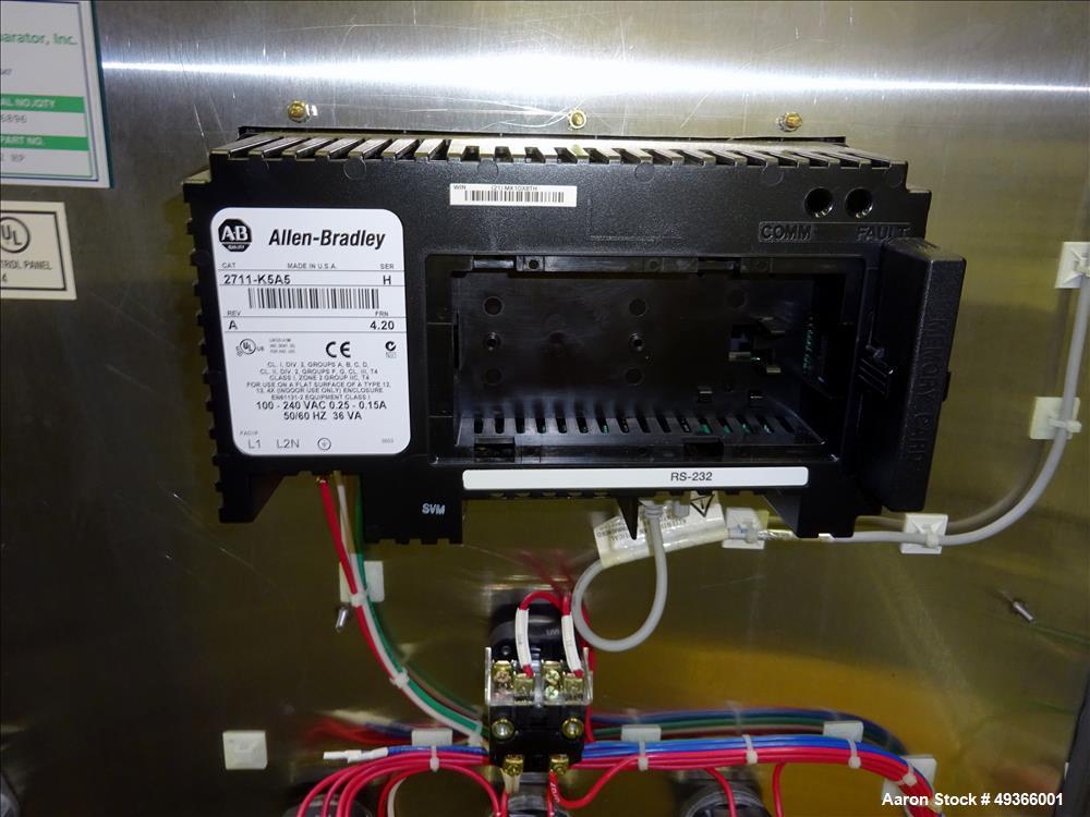 Used Westfalia SA-1-02-175 Desludger Disc Centrifuge.