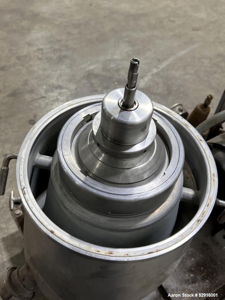 Used Westfalia SA-1-02-175 Desludger Disc Centrifuge | 9400 RPM | 316 SS Product Contact | Liquid/Liquid/Solid Separator with VFD Control