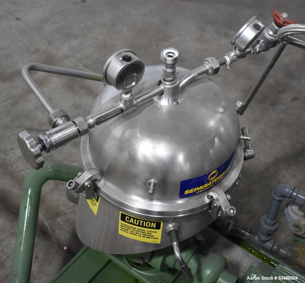 Westfalia SA 1-02-175 Desludger Disc Centrifuge