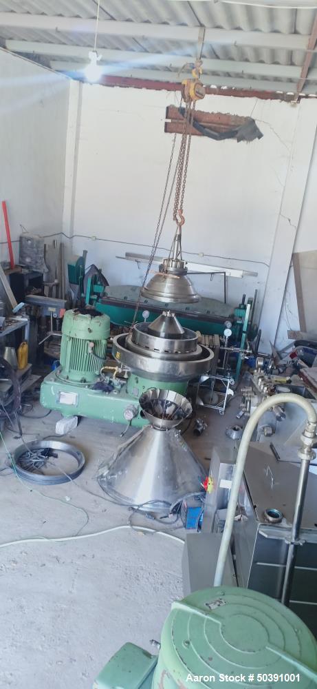 Used Westfalia SA-100-01-777 Desludger Disc Centrifuge
