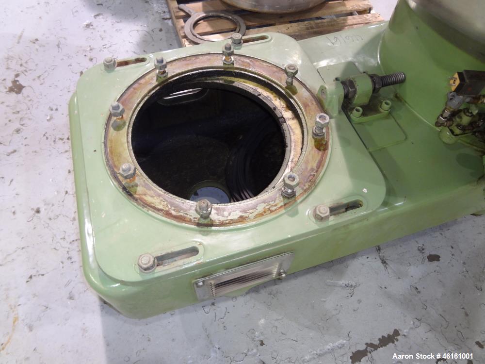 Used Westfalia SA-100-36-177 Desludger Disc Centrifuge