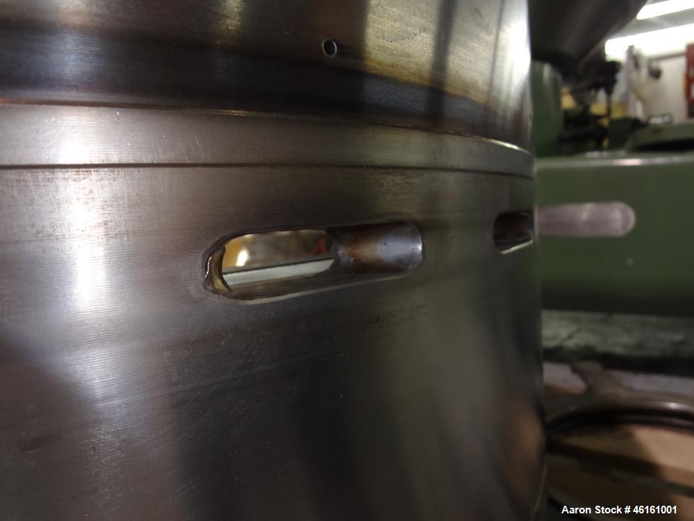Used Westfalia SA-100-36-177 Desludger Disc Centrifuge