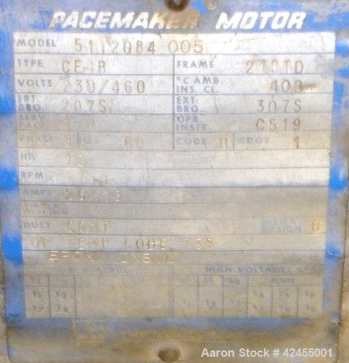 Used Westfalia SA-14-06-076 Desludger Disc Centrifuge, 316 stainless steel construction on product contact areas. Maximum bowl speed 7560 rpm, clarifier design (liquid/solids), centripetal pump liqui...