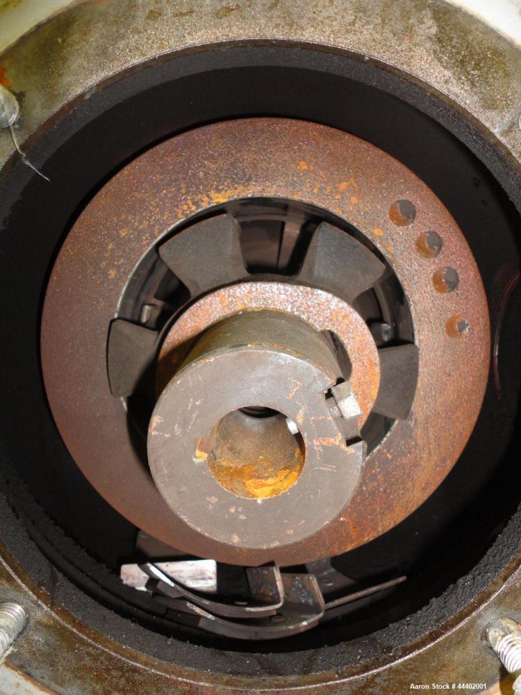 Used Westfalia SA-14-06-076 Desludger Disc Centrifuge.  329 Stainless steel construction on product contact areas. Maximum bowl speed 7560 rpm, clarifier design (liquid/solids), centripetal pump liqu...