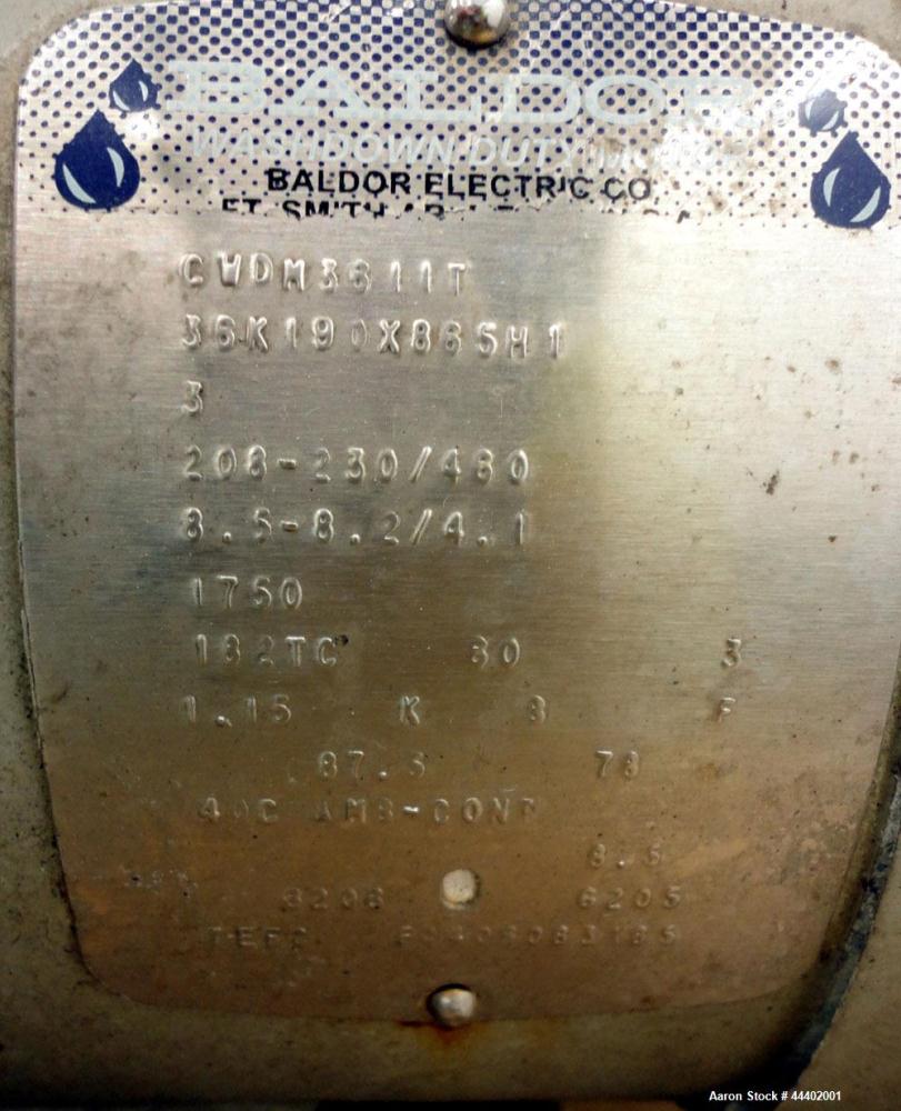 Used Westfalia SA-14-06-076 Desludger Disc Centrifuge.  329 Stainless steel construction on product contact areas. Maximum bowl speed 7560 rpm, clarifier design (liquid/solids), centripetal pump liqu...
