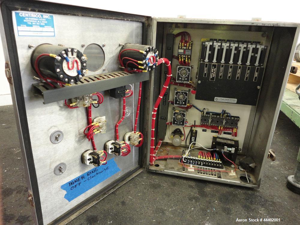 Used Westfalia SA-14-06-076 Desludger Disc Centrifuge.  329 Stainless steel construction on product contact areas. Maximum bowl speed 7560 rpm, clarifier design (liquid/solids), centripetal pump liqu...