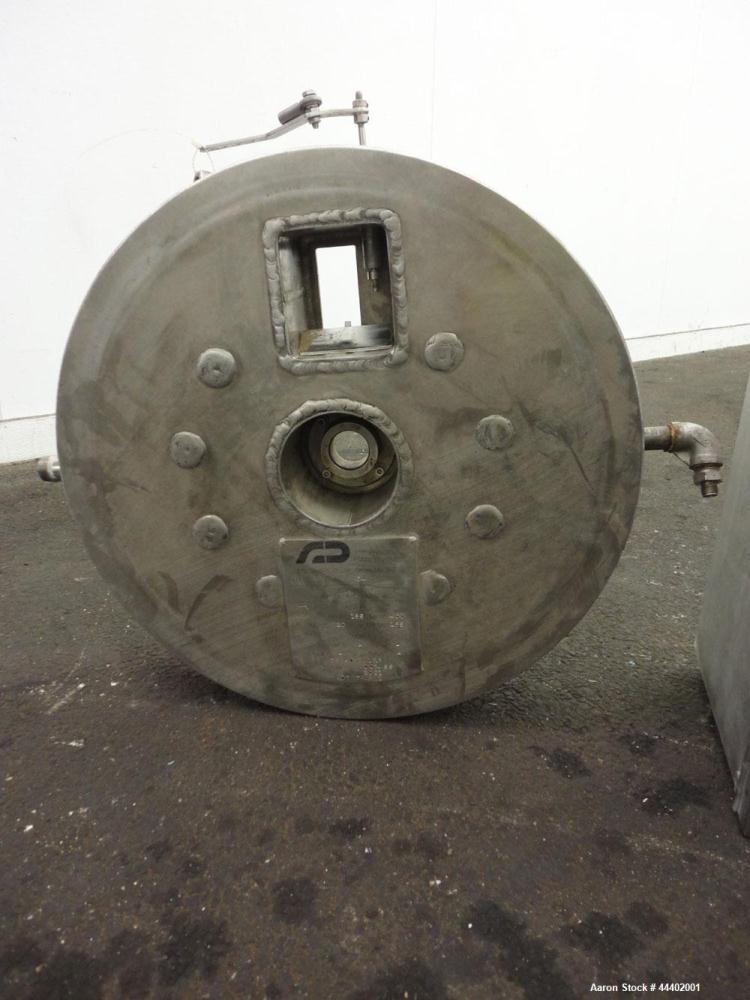 Used Westfalia SA-14-06-076 Desludger Disc Centrifuge.  329 Stainless steel construction on product contact areas. Maximum bowl speed 7560 rpm, clarifier design (liquid/solids), centripetal pump liqu...