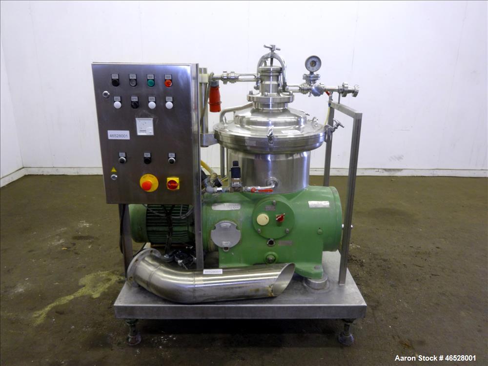 Used: Westfalia SA-14-47-076 Desluger Disc Centrifuge