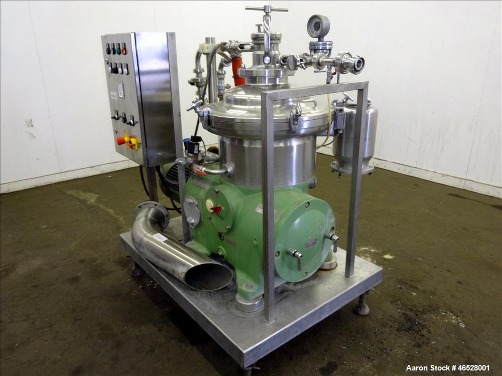 Used: Westfalia SA-14-47-076 Desluger Disc Centrifuge